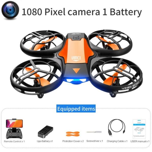 V8 Drone - 4K 1080P HD Camera WiFi Fpv Air Pressure Height Maintain  Foldable Quadcopter RC Dron Toy Gift - صورة V8 Drone - 4K 1080P HD Camera WiFi Fpv Air Pressure Height Maintain  Foldable Quadcopter RC Dron Toy Gift - صورة 23