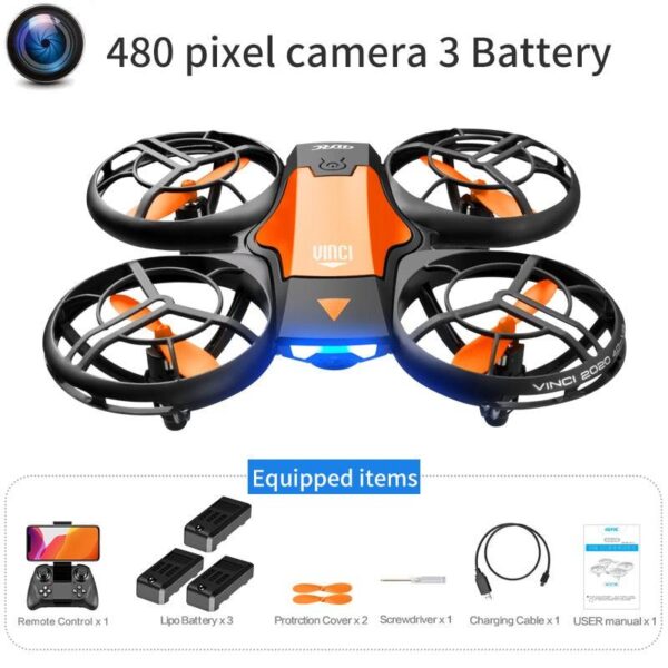 V8 Drone - 4K 1080P HD Camera WiFi Fpv Air Pressure Height Maintain  Foldable Quadcopter RC Dron Toy Gift - صورة V8 Drone - 4K 1080P HD Camera WiFi Fpv Air Pressure Height Maintain  Foldable Quadcopter RC Dron Toy Gift - صورة 16