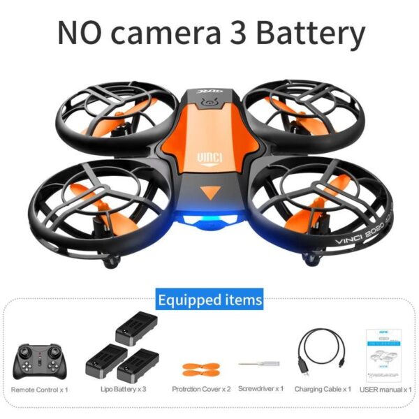 V8 Drone - 4K 1080P HD Camera WiFi Fpv Air Pressure Height Maintain  Foldable Quadcopter RC Dron Toy Gift - صورة V8 Drone - 4K 1080P HD Camera WiFi Fpv Air Pressure Height Maintain  Foldable Quadcopter RC Dron Toy Gift - صورة 13