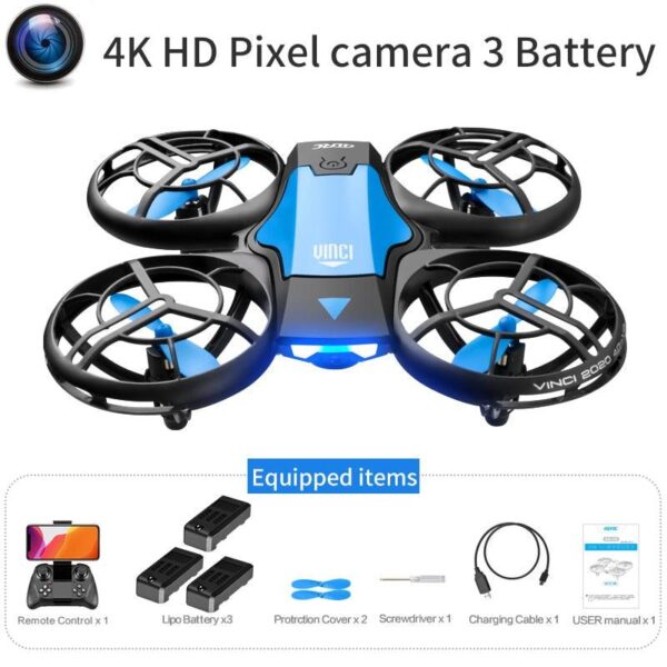 V8 Drone - 4K 1080P HD Camera WiFi Fpv Air Pressure Height Maintain  Foldable Quadcopter RC Dron Toy Gift - صورة V8 Drone - 4K 1080P HD Camera WiFi Fpv Air Pressure Height Maintain  Foldable Quadcopter RC Dron Toy Gift - صورة 12