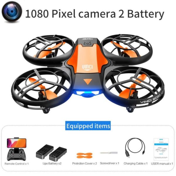 V8 Drone - 4K 1080P HD Camera WiFi Fpv Air Pressure Height Maintain  Foldable Quadcopter RC Dron Toy Gift - صورة V8 Drone - 4K 1080P HD Camera WiFi Fpv Air Pressure Height Maintain  Foldable Quadcopter RC Dron Toy Gift - صورة 5