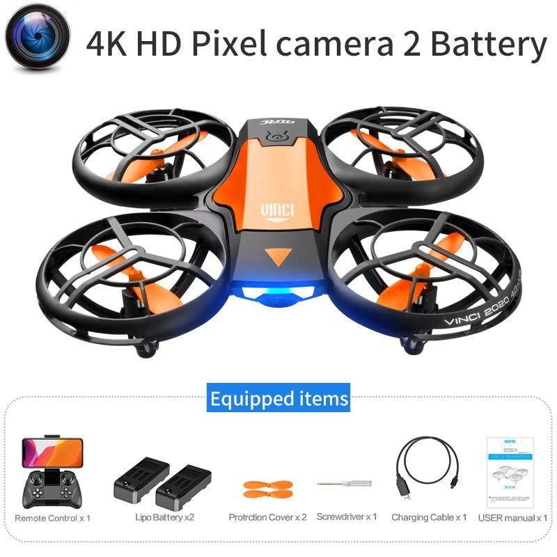 V8 Drone - 4K 1080P HD Camera WiFi Fpv Air Pressure Height Maintain Foldable Quadcopter RC Dron Toy Gift 2 V8 Drone - 4K 1080P HD Camera WiFi Fpv Air Pressure Height Maintain Foldable Quadcopter RC Dron Toy Gift - Image 2