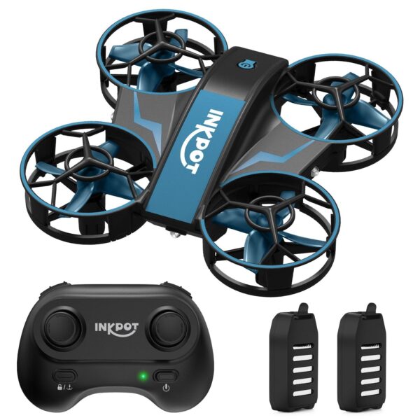 I06 RC Drone - мини дрон для детей игрушка с 3 уровнями режима для начинающих, крытый Quadcopter игрушки для мальчиков девочек Рождественский подарок 3 I06 RC Drone - Mini Drone for Kids Toy with 3 Level Mode for Beginners, Indoor Quadcopter Toys for Boys Girls Chirstmas Gift — изображение 3