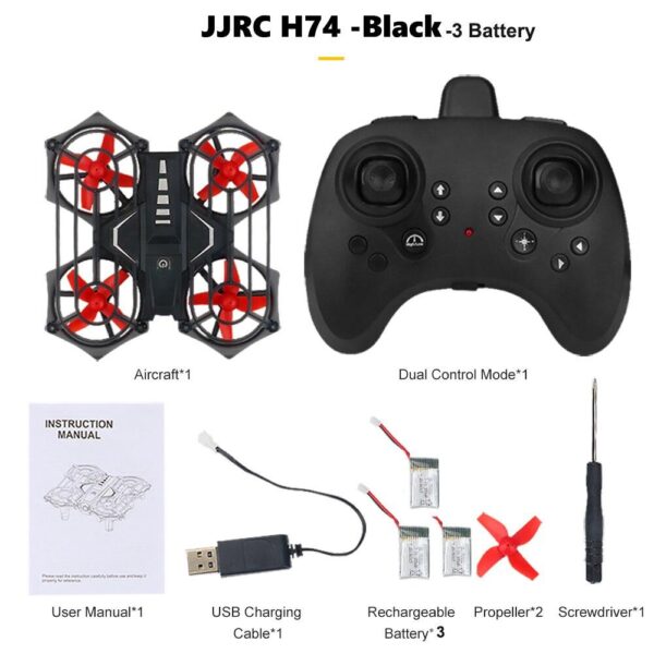 JJRC H56 Mini Drone - RC Helicopter Infraed Hand Sensing Remote Control Quadcopter for kids, Air Pressure Altitude Hold 3D Flip 5 JJRC H56 Mini Drone - RC Helicopter Infraed Hand Sensing Remote Control Quadcopter for kids, Air Pressure Altitude Hold 3D Flip - صورة JJRC H56 Mini Drone - RC Helicopter Infraed Hand Sensing Remote Control Quadcopter for kids, Air Pressure Altitude Hold 3D Flip - صورة 5
