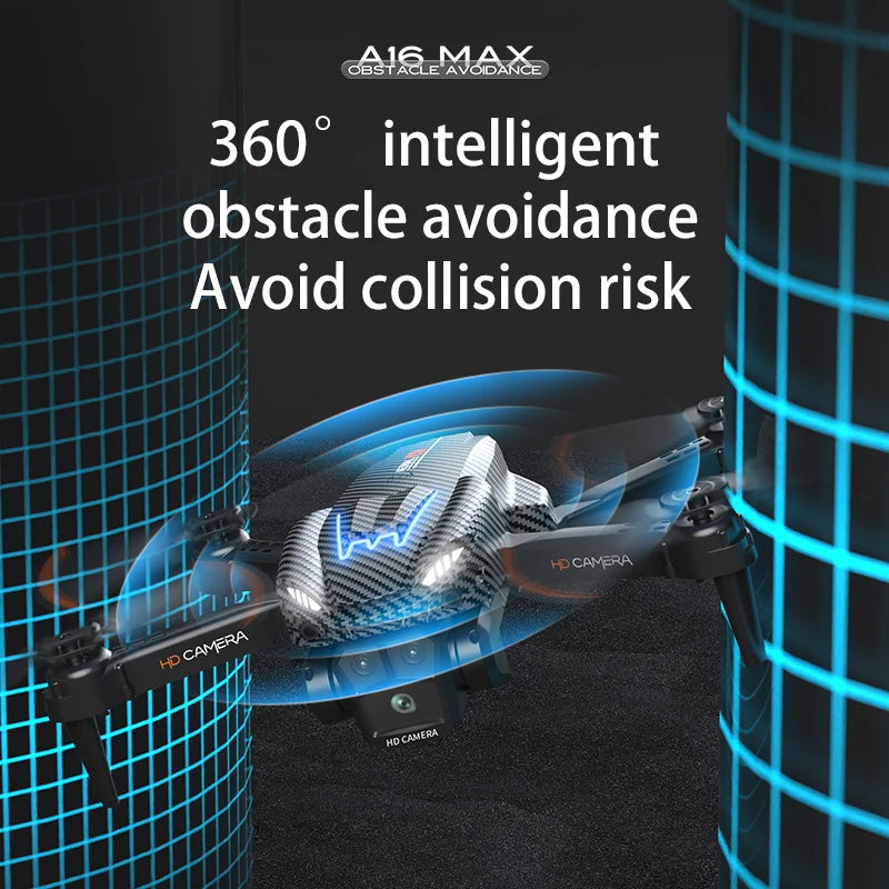 A16 MAX Drone - 4K Profesional GPS FPV Dual HD Camera Drones With Brushless Motor 5G WiFi RC Quadcopter Toys VS SG108 Pro KF102 6 A16 MAX Drone - 4K Profesional GPS FPV Dual HD Camera Drones With Brushless Motor 5G WiFi RC Quadcopter Toys VS SG108 Pro KF102 — изображение 6