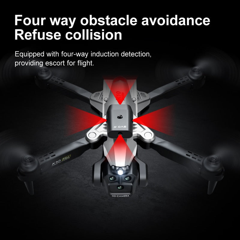 K10 MAx Drone - 4k HD Camera Obstacle Avoidance Aerial Photography Brushless Foldable Quadcopter Gifts Toys 14 K10 MAx Drone - 4k HD Camera Obstacle Avoidance Aerial Photography Brushless Foldable Quadcopter Gifts Toys - Image 14