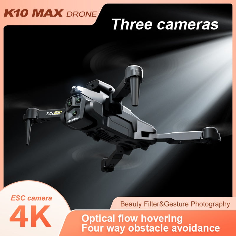 K10 MAx Drone - 4k HD Camera Obstacle Avoidance Aerial Photography Brushless Foldable Quadcopter Gifts Toys 12 K10 MAx Drone - 4k HD Camera Obstacle Avoidance Aerial Photography Brushless Foldable Quadcopter Gifts Toys - Image 12