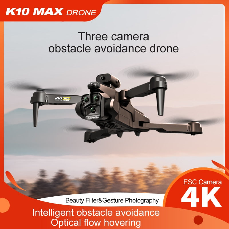 K10 MAx Drone - 4k HD Camera Obstacle Avoidance Aerial Photography Brushless Foldable Quadcopter Gifts Toys 11 K10 MAx Drone - 4k HD Camera Obstacle Avoidance Aerial Photography Brushless Foldable Quadcopter Gifts Toys - Image 11