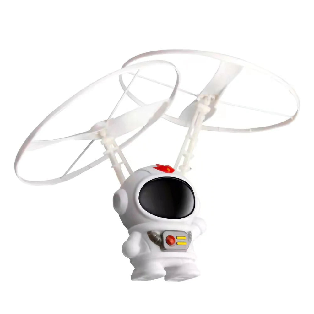 Mini Astronaut Drone with Lights - Aircraft Suspended Induction Spaceship Robot Helicopter Toy Gift for Kids 1 Mini Astronaut Drone with Lights - Aircraft Suspended Induction Spaceship Robot Helicopter Toy Gift for Kids