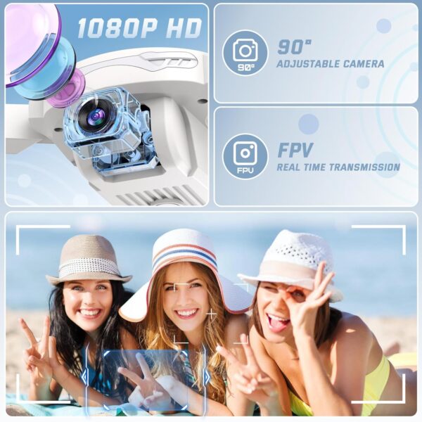 SOTAONE S450 Drone - 1080P HD FPV Drones for Kids with One Key Take Off/Land, Altitude Hold, Mini Foldable Drone with 2 Batteries - Image 7