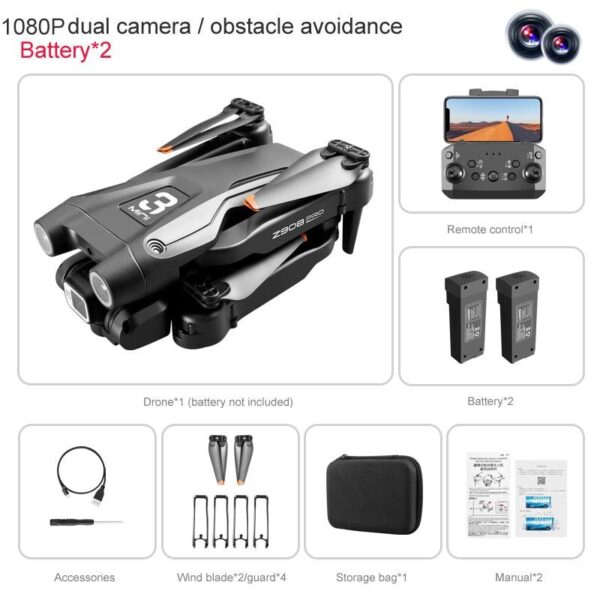 KBDFA Z908 Pro Drone - 4K HD Professional ESC Camera Drones Optical Flow Positioning 2.4G Wifi Obstacle Avoidance Dron Toy Gift 13 KBDFA Z908 Pro Drone - 4K HD Professional ESC Camera Drones Optical Flow Positioning 2.4G Wifi Obstacle Avoidance Dron Toy Gift - صورة KBDFA Z908 Pro Drone - 4K HD Professional ESC Camera Drones Optical Flow Positioning 2.4G Wifi Obstacle Avoidance Dron Toy Gift - صورة 13