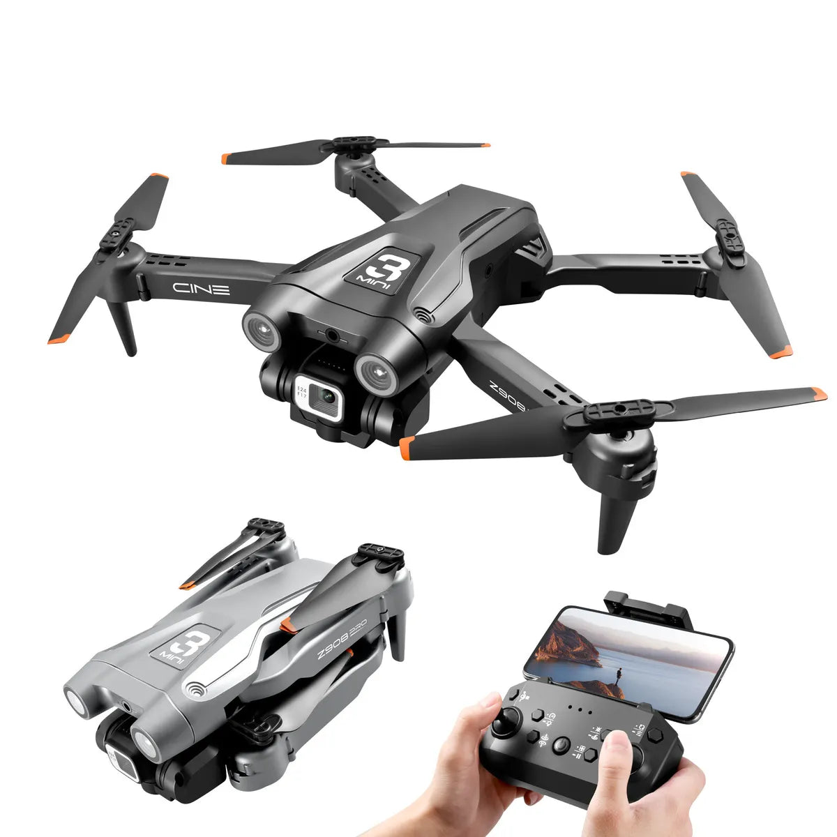 KBDFA Z908 Pro Drone - 4K HD Professional ESC Camera Drones Optical Flow Positioning 2.4G Wifi Obstacle Avoidance Dron Toy Gift 1 KBDFA Z908 Pro Drone - 4K HD Professional ESC Camera Drones Optical Flow Positioning 2.4G Wifi Obstacle Avoidance Dron Toy Gift