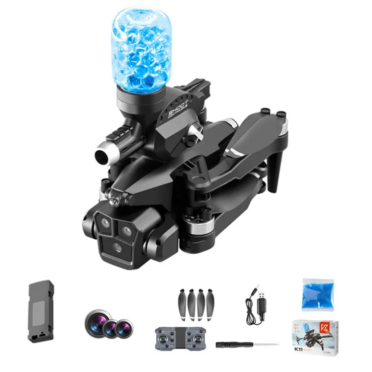 K11 Max Drone with Water Bombs - Professional Aerial Photography Aircraft 8K Three Camera Obstacle Avoidance Foldable Quadcopter 2 K11 Max Drone with Water Bombs - Professional Aerial Photography Aircraft 8K Three Camera Obstacle Avoidance Foldable Quadcopter - Image 2