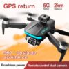 S132 Drone - 8K HD Dual Camera GPS Obstacle Avoidance Brushless Motor RC Helicopter Professional Foldable Quadcopter Toy - Image 12