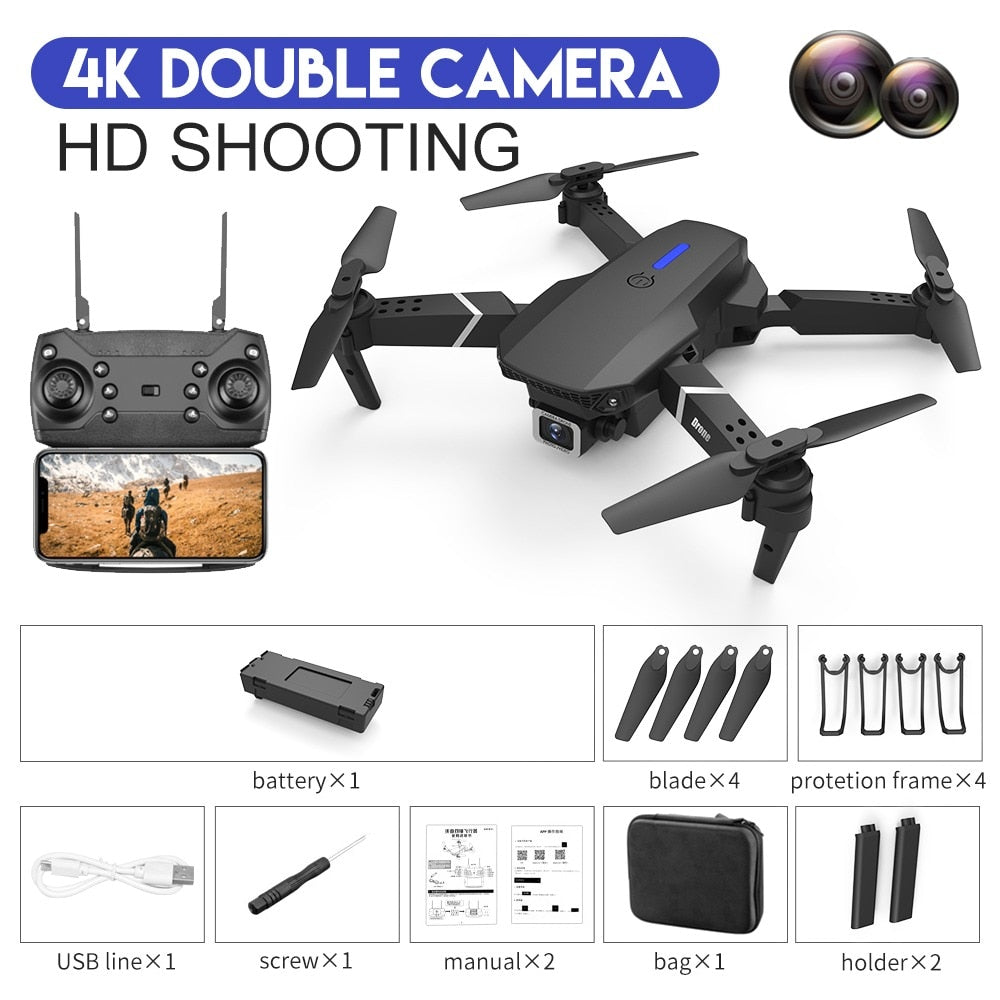 P1 Pro Drone - Wide Angle HD 4K 1080P Camera Height Hold RC Foldable Quadcopter Dron Gift Toy 3 P1 Pro Drone - Wide Angle HD 4K 1080P Camera Height Hold RC Foldable Quadcopter Dron Gift Toy - Image 3