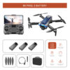 LS S8S Drone - 2.4G optical flow three-camera brushless drone with dual lens WIFI professional aerial photography drone 33 LS S8S Drone - 2.4G optical flow three-camera brushless drone with dual lens WIFI professional aerial photography drone - صورة LS S8S Drone - 2.4G optical flow three-camera brushless drone with dual lens WIFI professional aerial photography drone - صورة 33