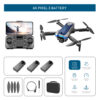 LS S8S Drone - 2.4G optical flow three-camera brushless drone with dual lens WIFI professional aerial photography drone 30 LS S8S Drone - 2.4G optical flow three-camera brushless drone with dual lens WIFI professional aerial photography drone - صورة LS S8S Drone - 2.4G optical flow three-camera brushless drone with dual lens WIFI professional aerial photography drone - صورة 30
