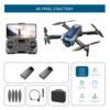 LS S8S Drone - 2.4G optical flow three-camera brushless drone with dual lens WIFI professional aerial photography drone 29 LS S8S Drone - 2.4G optical flow three-camera brushless drone with dual lens WIFI professional aerial photography drone - صورة LS S8S Drone - 2.4G optical flow three-camera brushless drone with dual lens WIFI professional aerial photography drone - صورة 29