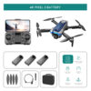 LS S8S Drone - 2.4G optical flow three-camera brushless drone with dual lens WIFI professional aerial photography drone 27 LS S8S Drone - 2.4G optical flow three-camera brushless drone with dual lens WIFI professional aerial photography drone - صورة LS S8S Drone - 2.4G optical flow three-camera brushless drone with dual lens WIFI professional aerial photography drone - صورة 27