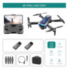 LS S8S Drone - 2.4G optical flow three-camera brushless drone with dual lens WIFI professional aerial photography drone 26 LS S8S Drone - 2.4G optical flow three-camera brushless drone with dual lens WIFI professional aerial photography drone - صورة LS S8S Drone - 2.4G optical flow three-camera brushless drone with dual lens WIFI professional aerial photography drone - صورة 26