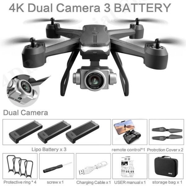 4DRC V14 RC Mini Drone - 4K 6K Dual Camera WIFI FPV Aerial Photography Helicopter RC Quadcopter Dron Toys 9 4DRC V14 RC Mini Drone - 4K 6K Dual Camera WIFI FPV Aerial Photography Helicopter RC Quadcopter Dron Toys - صورة 4DRC V14 RC Mini Drone - 4K 6K Dual Camera WIFI FPV Aerial Photography Helicopter RC Quadcopter Dron Toys - صورة 9