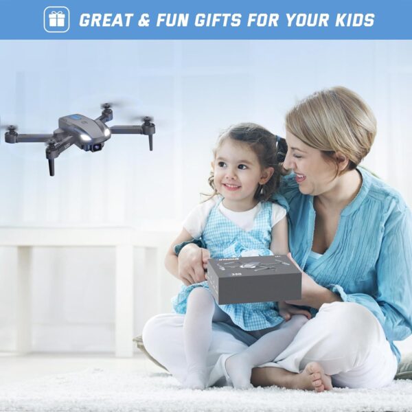 SOTAONE S350 Drone -  1080P HD FPV Live Video, Remote Control Helicopter Toys Gifts for Boys Girls, Altitude Hold, One Key Start, 3D Flips, 2 Batteries - Image 6