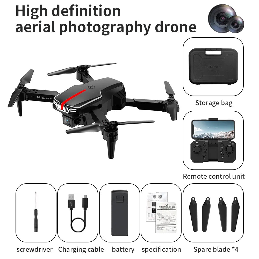 A18 MAX Drone - 4K HD Camera Brushless Motor FPV Aerial UAV Flow Positioning Obstacle Avoidance with Breathing Light RC Quadcopter 11 A18 MAX Drone - 4K HD Camera Brushless Motor FPV Aerial UAV Flow Positioning Obstacle Avoidance with Breathing Light RC Quadcopter - Image 11