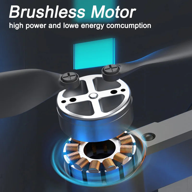 A18 MAX Drone - 4K HD Camera Brushless Motor FPV Aerial UAV Flow Positioning Obstacle Avoidance with Breathing Light RC Quadcopter 6 A18 MAX Drone - 4K HD Camera Brushless Motor FPV Aerial UAV Flow Positioning Obstacle Avoidance with Breathing Light RC Quadcopter - Image 6