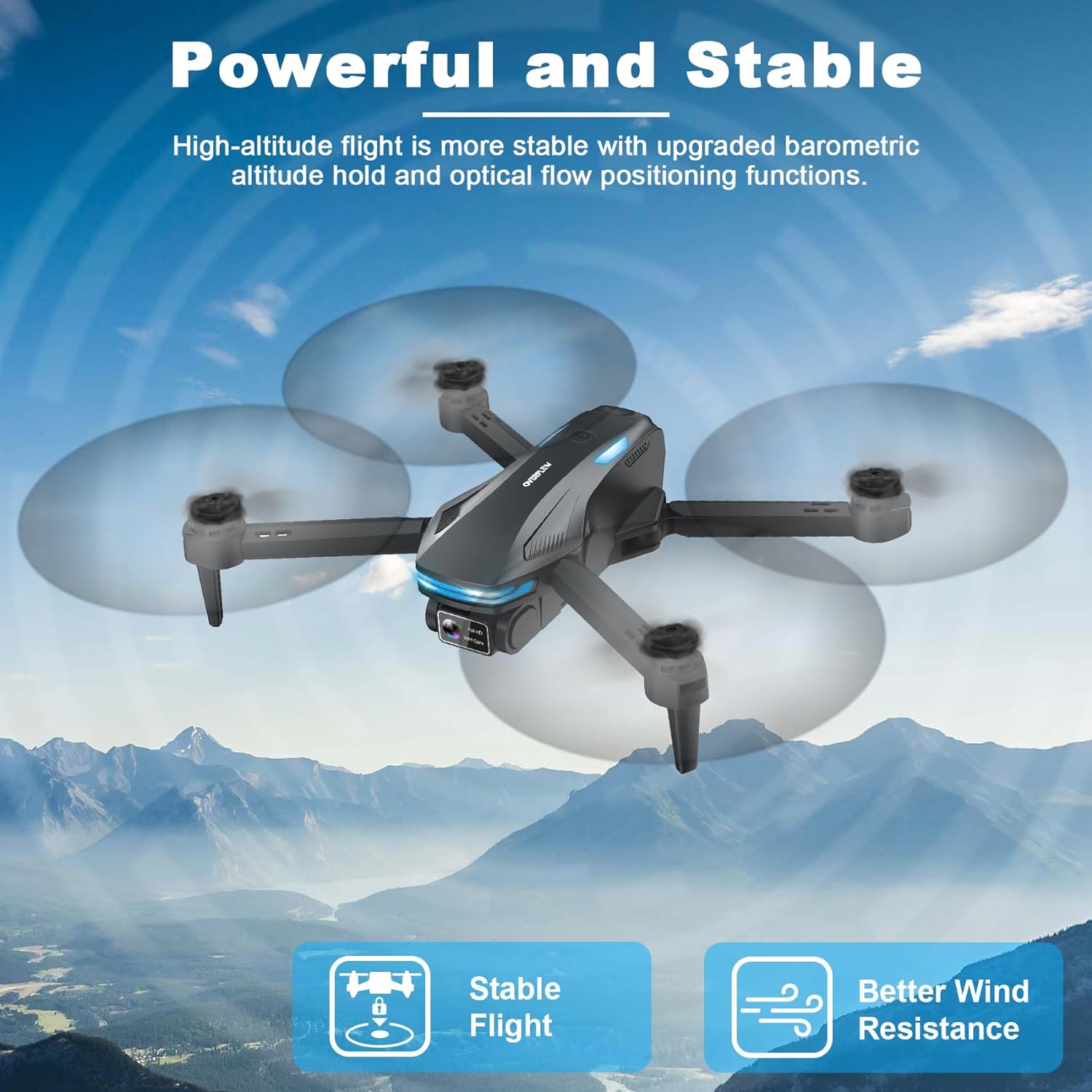 Loiley S29 Drone - 1080P FPV Drones for kids with Voice Control, Gestures Selfie, Altitude Hold, 90° Adjustable Lens, 3D Flips, 2 Batteries 4 Loiley S29 Drone - 1080P FPV Drones for kids with Voice Control, Gestures Selfie, Altitude Hold, 90° Adjustable Lens, 3D Flips, 2 Batteries — изображение 4