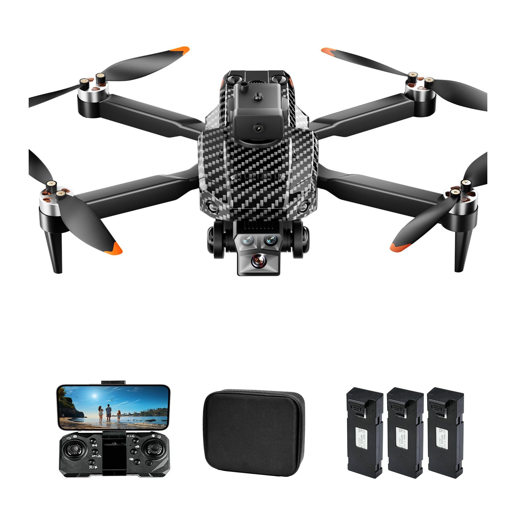 P8 Pro GPS Drone - 2023 Brushless 4K Dual Camera WIFI Quadcopter Five-Sided Intelligent Obstacle Avoidance Helicopter Toy 1 P8 Pro GPS Drone - 2023 Brushless 4K Dual Camera WIFI Quadcopter Five-Sided Intelligent Obstacle Avoidance Helicopter Toy