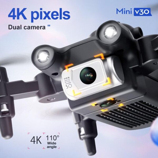 4DRC V30 Mini Drone - with Camera HD 4K 1080P FPV RC Drones Profesional Five-sided Obstacle Avoidance Helicopter Dron Toy Gift - صورة 4DRC V30 Mini Drone - with Camera HD 4K 1080P FPV RC Drones Profesional Five-sided Obstacle Avoidance Helicopter Dron Toy Gift - صورة 17