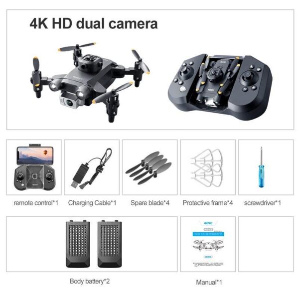 4DRC V30 Mini Drone - with Camera HD 4K 1080P FPV RC Drones Profesional Five-sided Obstacle Avoidance Helicopter Dron Toy Gift - صورة 4DRC V30 Mini Drone - with Camera HD 4K 1080P FPV RC Drones Profesional Five-sided Obstacle Avoidance Helicopter Dron Toy Gift - صورة 12