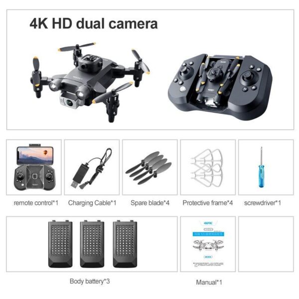 4DRC V30 Mini Drone - with Camera HD 4K 1080P FPV RC Drones Profesional Five-sided Obstacle Avoidance Helicopter Dron Toy Gift - صورة 4DRC V30 Mini Drone - with Camera HD 4K 1080P FPV RC Drones Profesional Five-sided Obstacle Avoidance Helicopter Dron Toy Gift - صورة 9