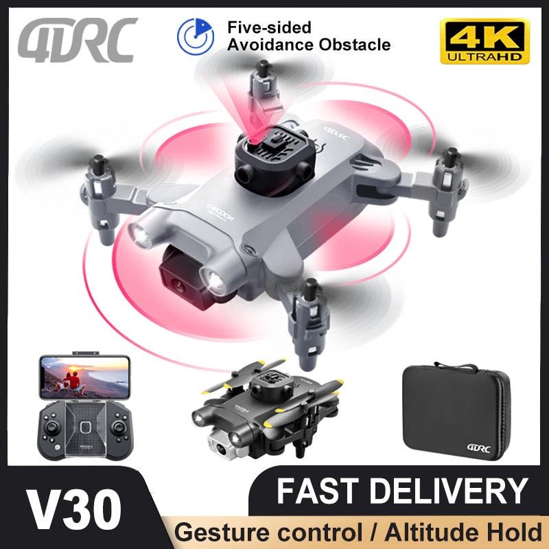 4DRC V30 Mini Drone - with Camera HD 4K 1080P FPV RC Drones Profesional Five-sided Obstacle Avoidance Helicopter Dron Toy Gift 2 4DRC V30 Mini Drone - with Camera HD 4K 1080P FPV RC Drones Profesional Five-sided Obstacle Avoidance Helicopter Dron Toy Gift - Image 2