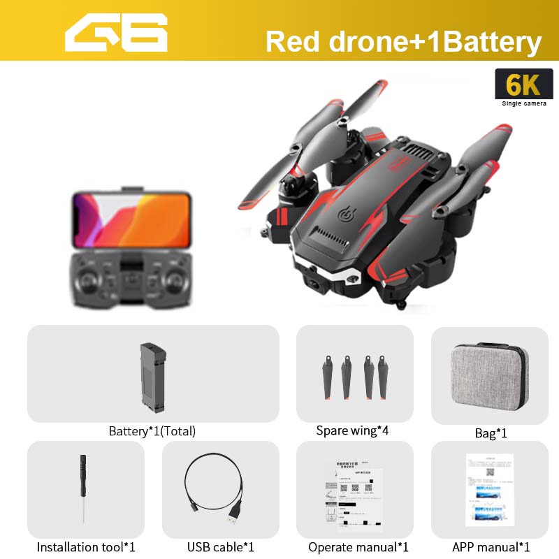 G6 Drone - 8K 5G GPS Professional Q6 HD Aerial Photography Obstacle Avoidance UAV Quadrotor Helicopter RC Distance 5000m 26 G6 Drone - 8K 5G GPS Professional Q6 HD Aerial Photography Obstacle Avoidance UAV Quadrotor Helicopter RC Distance 5000m — изображение 26