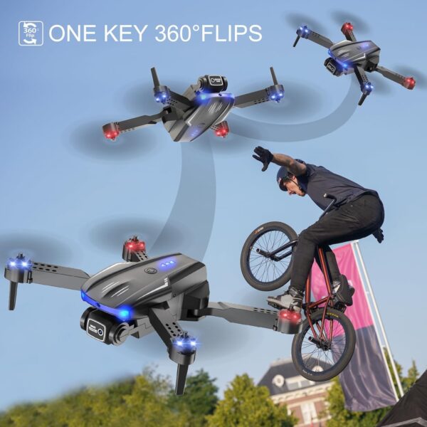 X-shop LDG006 Drone - 1080P FPV Mini Drones for Kids Adults with Carrying Case, One Key Take Off/Landing, Altitude Hold, Obstacle Avoidance, 2 Batteries 5 X-shop LDG006 Drone - 1080P FPV Mini Drones for Kids Adults with Carrying Case, One Key Take Off/Landing, Altitude Hold, Obstacle Avoidance, 2 Batteries — изображение 5
