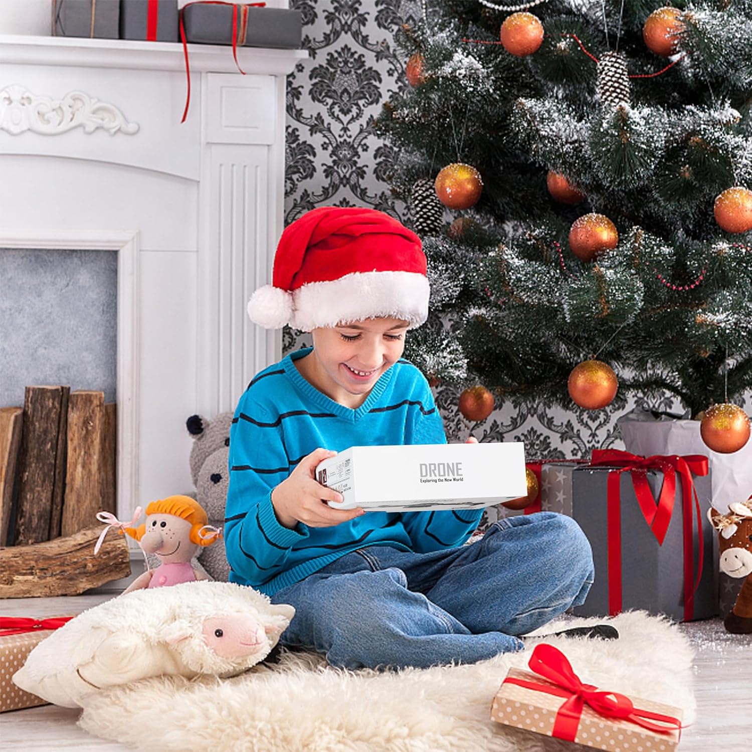 X-shop LDG006 Drone - 1080P FPV Mini Drones for Kids Adults with Carrying Case, One Key Take Off/Landing, Altitude Hold, Obstacle Avoidance, 2 Batteries 3 X-shop LDG006 Drone - 1080P FPV Mini Drones for Kids Adults with Carrying Case, One Key Take Off/Landing, Altitude Hold, Obstacle Avoidance, 2 Batteries - Image 3