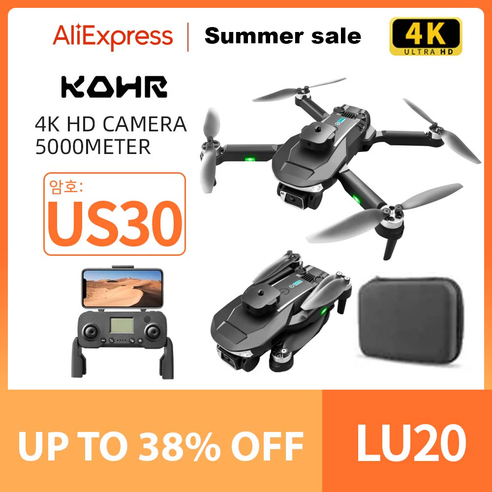 LU20 Drone - 8K Profesional GPS ESC With Dual Camera 360 Obstacle Avoidance Foldable 4K Quadcopters Toy Gift 2 LU20 Drone - 8K Profesional GPS ESC With Dual Camera 360 Obstacle Avoidance Foldable 4K Quadcopters Toy Gift - Image 2