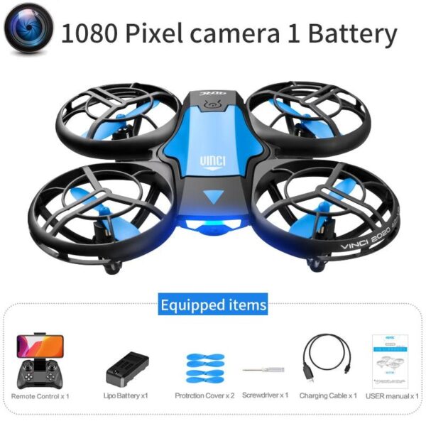 4DRC V8 Mini Drone - 4K 1080P HD Wide Angle Camera WiFi FPVDrone Height Keep Foldable Quadcopter Toy Gift - Image 23