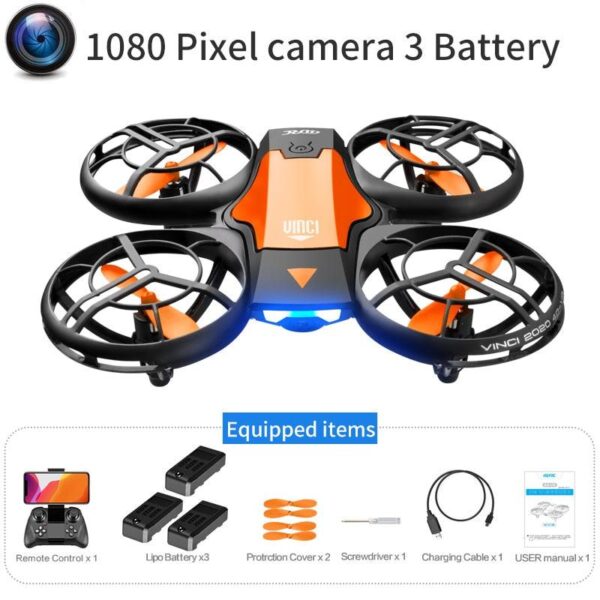 4DRC V8 Mini Drone - 4K 1080P HD Wide Angle Camera WiFi FPVDrone Height Keep Foldable Quadcopter Toy Gift - Image 21