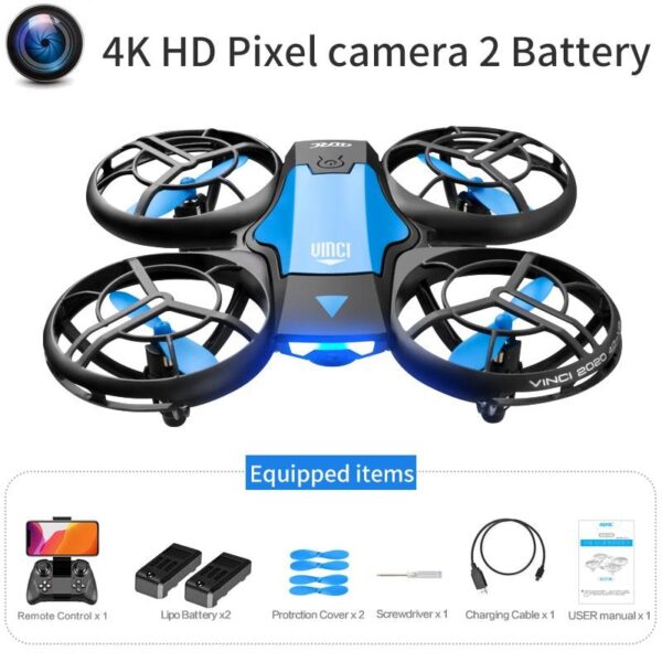 4DRC V8 Mini Drone - 4K 1080P HD Wide Angle Camera WiFi FPVDrone Height Keep Foldable Quadcopter Toy Gift - Image 18