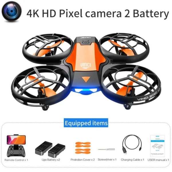 4DRC V8 Mini Drone - 4K 1080P HD Wide Angle Camera WiFi FPVDrone Height Keep Foldable Quadcopter Toy Gift - Image 14