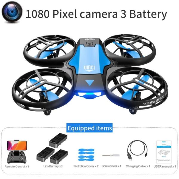 4DRC V8 Mini Drone - 4K 1080P HD Wide Angle Camera WiFi FPVDrone Height Keep Foldable Quadcopter Toy Gift - Image 13