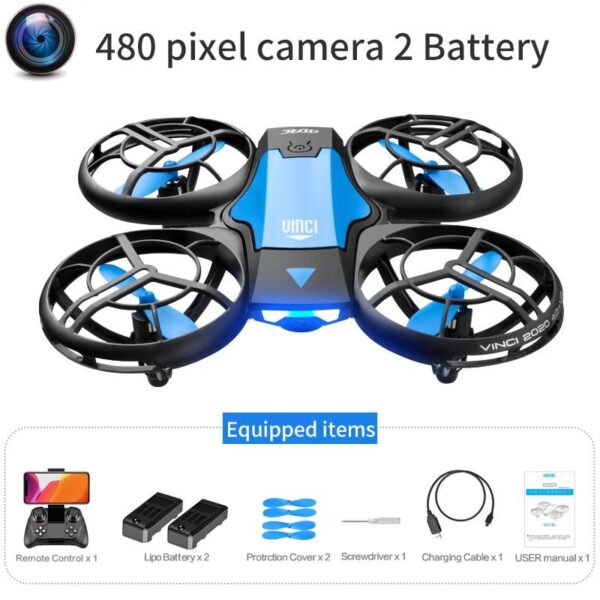 4DRC V8 Mini Drone - 4K 1080P HD Wide Angle Camera WiFi FPVDrone Height Keep Foldable Quadcopter Toy Gift - Image 8