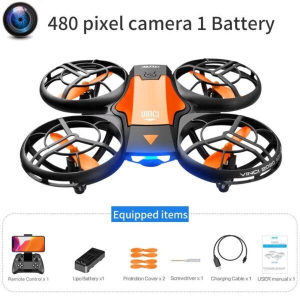 4DRC V8 Mini Drone - 4K 1080P HD Wide Angle Camera WiFi FPVDrone Height Keep Foldable Quadcopter Toy Gift - Image 7