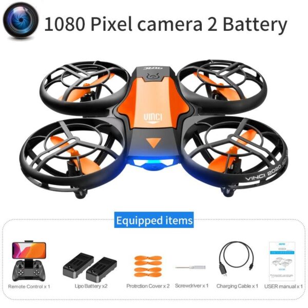4DRC V8 Mini Drone - 4K 1080P HD Wide Angle Camera WiFi FPVDrone Height Keep Foldable Quadcopter Toy Gift - Image 6