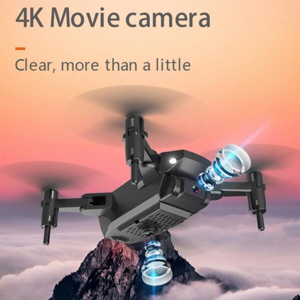 Q12 Drone - 4k HD Camera WiFi Fpv Air Pressure Altitude Hold Black And Gray drone Foldable RC Drones Toy 8 Q12 Drone - 4k HD Camera WiFi Fpv Air Pressure Altitude Hold Black And Gray drone Foldable RC Drones Toy - صورة Q12 Drone - 4k HD Camera WiFi Fpv Air Pressure Altitude Hold Black And Gray drone Foldable RC Drones Toy - صورة 8