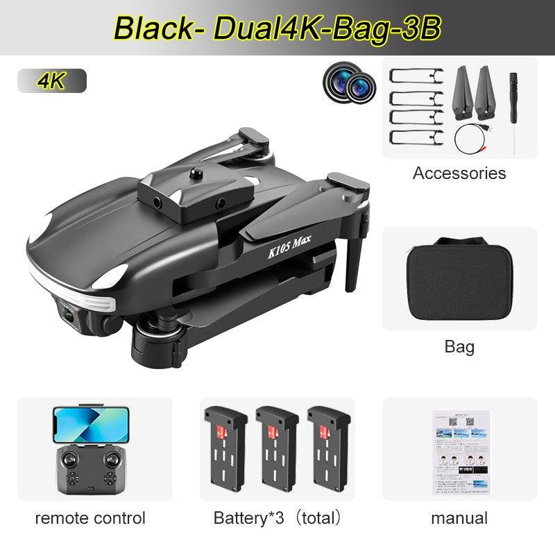 JINHENG K105 Max Drone - 4K HD Dual Camera With Obstacle Avoidance WiFi Fpv Foldable Quadcopter Toys For Children Hobbie 13 JINHENG K105 Max Drone - 4K HD Dual Camera With Obstacle Avoidance WiFi Fpv Foldable Quadcopter Toys For Children Hobbie — изображение 13