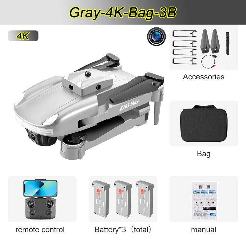 JINHENG K105 Max Drone - 4K HD Dual Camera With Obstacle Avoidance WiFi Fpv Foldable Quadcopter Toys For Children Hobbie 12 JINHENG K105 Max Drone - 4K HD Dual Camera With Obstacle Avoidance WiFi Fpv Foldable Quadcopter Toys For Children Hobbie — изображение 12