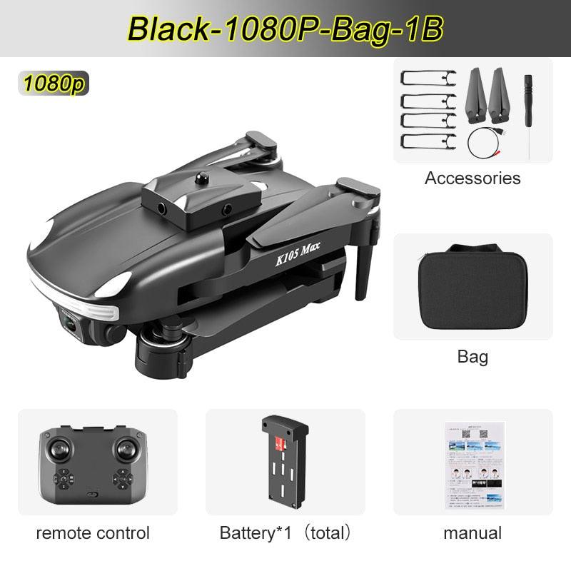 JINHENG K105 Max Drone - 4K HD Dual Camera With Obstacle Avoidance WiFi Fpv Foldable Quadcopter Toys For Children Hobbie 11 JINHENG K105 Max Drone - 4K HD Dual Camera With Obstacle Avoidance WiFi Fpv Foldable Quadcopter Toys For Children Hobbie — изображение 11